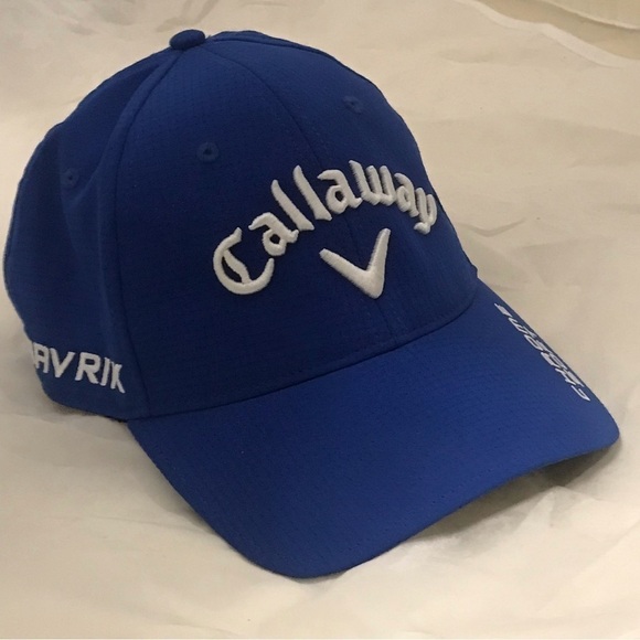 Callaway - Chrome Soft,Mavrik,Apex,Odyssey Adjustable Blue Polyesther Golf Cap - Picture 3 of 14